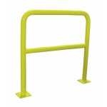 Barrire de scurit - acier - tube diamtre 40 mm -  platines - longueur 100 cm - jaune viso
