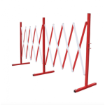 Barrière extensible de chantier double en acier - 4 mètres viso Barrière extensible de chantier double en acier - 4 mètres viso
