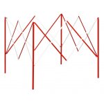 Barriere de chantier carr�e - longueur 1. 3 m�tres outifrance