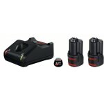 Batterie 12v 3ah x2 + chargeur gal12v - 40 professional - 1600a019rd bosch