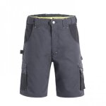 Bermuda de travail multipoches hughes gris / noir t. 38 north ways