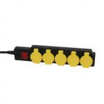 Bloc 5 prises  clapet - tanches ip 44 - avec interrupteur debflex