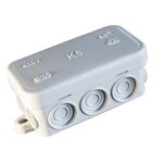 Bo�te de d�rivation �tanche rectangulaire em009 - 80 x 43 x 34 mm don quichotte