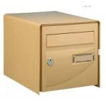 Bo�te aux lettres - double face - beige - probat decayeux