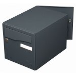 Bo�te aux lettres normalis�e double face - grise renz