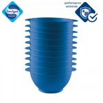 Bols rutilisables gilactiv - plastique antibactrien - 50 cl - par 10 gilac