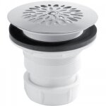 Bonde de douche � grille inox 60 mm - sortie verticale - 0205049 nicoll