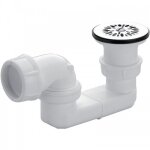 Bonde de douche orientable � grille inox - sortie horizontale - 0205003 nicoll