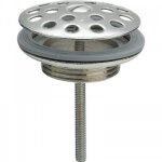 Bonde de lavabo et bidet � grille laiton viega