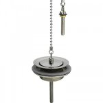 Bonde de lavabo � bouchon en laiton viega