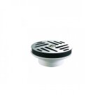 Bonde de lavabo - grille inox - diam�tre 63mm valentin