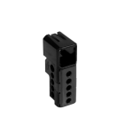 Bornier phase noir 5 trous debflex