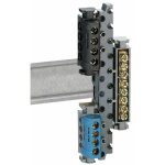 Bornier de rpartition isol phase - 8 connexions 1, 5mm  16mm - noir - 75mm legrand
