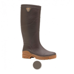 Botte de pluie - optimum - marron - taille 46 rouchette