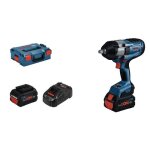 Boulonneuse � chocs 18v - gds 18v - 1000 - 2 batteries 8 ah - coffret de transport bosch