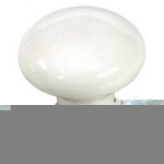 Boutons de meuble en porcelaine blanc - laiton - diam�tre 25 mm m�rigous