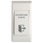 Bouton poussoir abs contact inverseur co / no / nf 86x43x19 / 22mm izyx