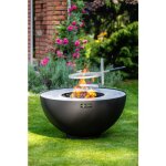 Brasero barbecue plancha boule black - diametre 100 cm + grille feu du jardin Brasero barbecue plancha boule black - diametre 100 cm + grille feu du jardin