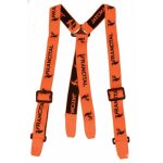 Bretelles � boutonni�re - orange fluo - taille unique francital