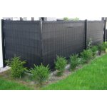 Brise vue - coloris gris anthracite - 1, 20 x 10 m jet7garden