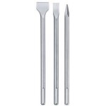 Burins sds - max pour marteau piqueur - lot de 3 kwb