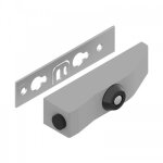 Butoir amovible - porte coulissante - argent - sehop la croise ds