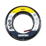 Cble hifi - 2 x 0, 75 mm - noir / rouge - 25 m debflex