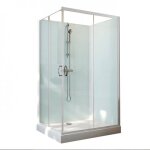 Cabine de douche 100x80 cm iziglass 2 - accès d'angle - portes coulissantes leda Cabine de douche 100x80 cm iziglass 2 - accès d'angle - portes coulissantes leda