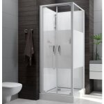 Cabine de douche 70x70 cm izibox 2 - portes battantes srigraphies leda
