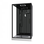 Cabine de douche balno aura - 115 x 90 cm - porte coulissante aurlane