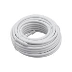 Cble tv coaxial 17 vatc - blanc - 10 m debflex
