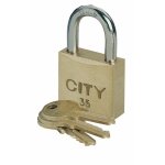 Cadenas à 3 clés - anse acier cémenté - city 60 iseo Cadenas à 3 clés - anse acier cémenté - city 60 iseo