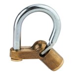 Cadenas d'artillerie - corps laiton massif - condamnation par triangle l70 d6 t5 fth thirard