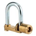Cadenas d'artillerie - corps laiton massif - condamnation par triangle l58 d7 t5 fth thirard