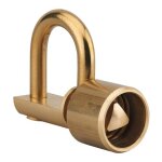 Cadenas d'artillerie - corps laiton massif - condamnation par triangle l68 d8 t14 fth thirard