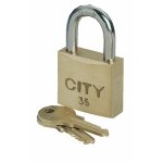 Cadenas à clé - s'entrouvrants - anse acier cémenté - city 35 iseo Cadenas à clé - s'entrouvrants - anse acier cémenté - city 35 iseo