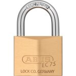 Cadenas  cl - laiton massif - 40 mm - 75 / 40 - 2 cls abus