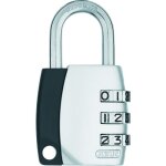 Cadenas � code - 3 molettes - anse acier c�ment� - 155 / 20 abus