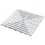 Caillebotis antid�rapant - blanc semi - rigide delabie