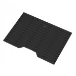 Caillebotis en composite gris effet bois pour cabine de douche relax hammam aurlane
