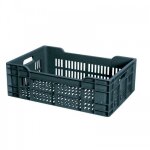 Caisse gerbable - 600x400mm - 40 litres - gris gilac