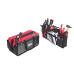 Caisse  outils textile 30 l avec 100 outils de maintenance - cp - 100 - bag6n sam outillage