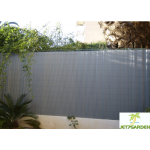 Canisse pvc - panneaux 2, 50 m - gris perle - 1, 80m jet7garden