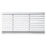 Caniveau béton polymère h55mm avec grille fil inox 316l - self 100 aco Caniveau béton polymère h55mm avec grille fil inox 316l - self 100 aco