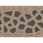Caniveau béton polymère h95mm avec grille voronoï fonte citrine - self 100 aco Caniveau béton polymère h95mm avec grille voronoï fonte citrine - self 100 aco