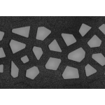 Caniveau béton polymère h55 mm avec grille voronoï fonte diamant - self 100 aco Caniveau béton polymère h55 mm avec grille voronoï fonte diamant - self 100 aco