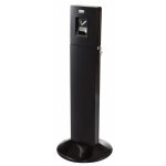 Cendrier sur pied - en aluminium - metropolitan smokers station rubbermaid