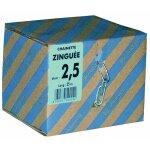 Chanes droites maillons longs en acier zingu - 28 x 7 mm chaubeyre