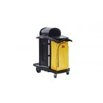 Chariot de mnage - capacit 129 litres et scuris rubbermaid