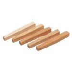 Chevilles d'assemblage en chne - forme carr - 9x90 mm - 100 pices bricozor